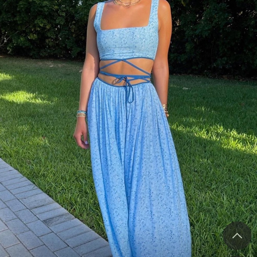 Two piece floral set